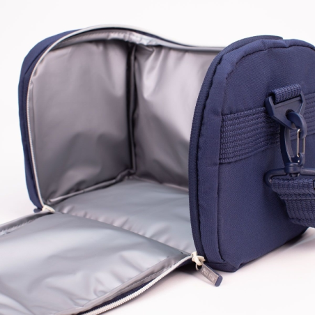 Sac isotherme pour aliments Milan Collection 430 5 L - Intérieur isotherme - Entièrement ouvrable - Bleu marine