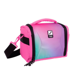 Sac isotherme Milan Sunset 5 L - Intérieur isotherme - Ouverture totale - Bandoulière réglable et amovible - Rose