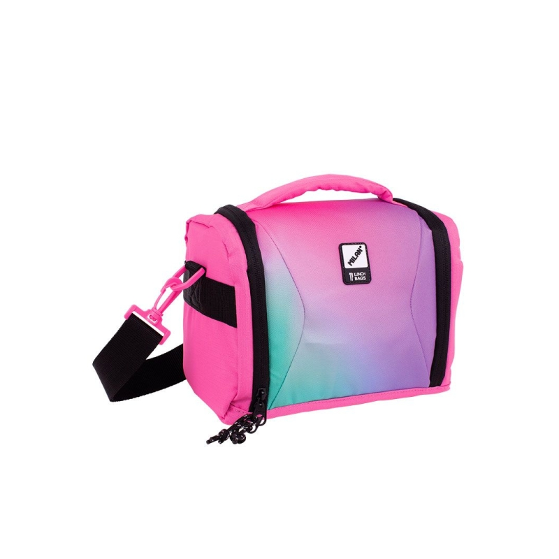 Sac isotherme Milan Sunset 5 L - Intérieur isotherme - Ouverture totale - Bandoulière réglable et amovible - Rose Sac isotherme Milan Sunset 5 L - Intérieur isotherme - Ouverture totale - Bandoulière réglable et amovible - Rose