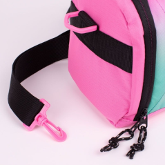 Sac isotherme Milan Sunset 5 L - Intérieur isotherme - Ouverture totale - Bandoulière réglable et amovible - Rose