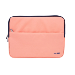 Housse pour ordinateur portable Milan Collection 430 jusqu'à 13 pouces - Doublure en velours - Poche avant - Fermeture éclair