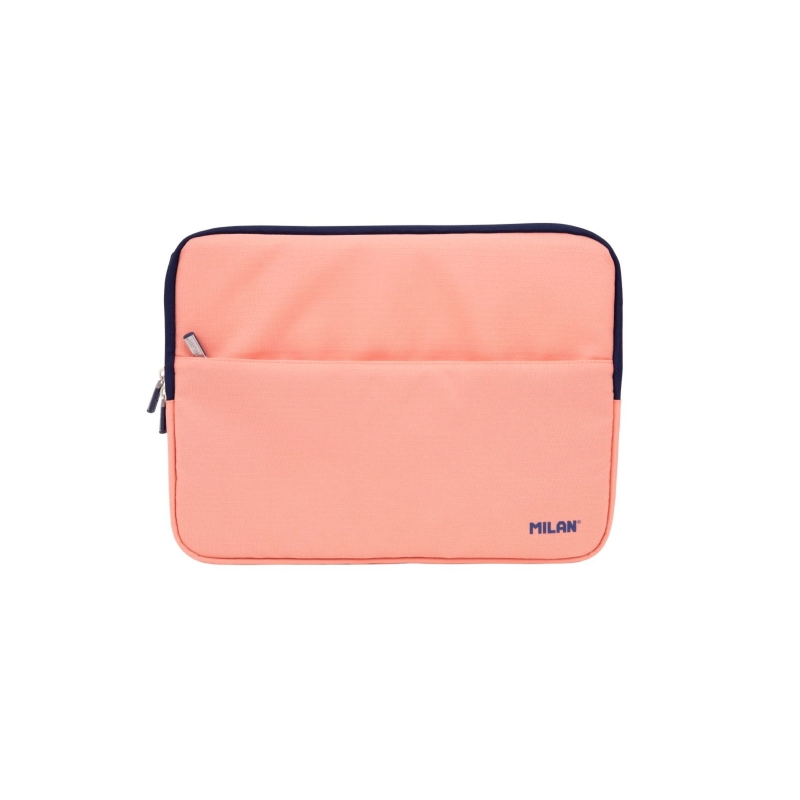 Housse pour ordinateur portable Milan Collection 430 jusqu'à 13 pouces - Doublure en velours - Poche avant - Fermeture éclair