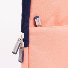 Housse pour ordinateur portable Milan Collection 430 jusqu'à 13 pouces - Doublure en velours - Poche avant - Fermeture éclair