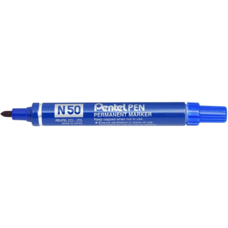 marqueur permanent bleu Pentel N50