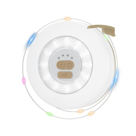 Guirlande LED XO YH13 10 m + lanterne de camping 360° - Couleur blanche