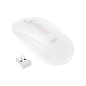 Souris sans fil XO M13 - Bluetooth et RF 2,4 GHz - 1600 DPI - Blanche