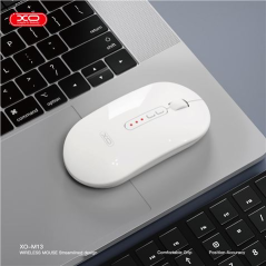 Souris sans fil XO M13 - Bluetooth et RF 2,4 GHz - 1600 DPI - Blanche