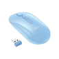 Souris sans fil XO M13 - Bluetooth et RF 2,4 GHz - 1600 DPI - Couleur bleue