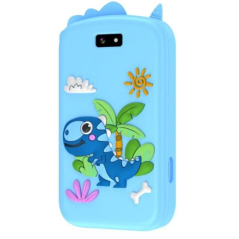 Smartphone XO H160, écran 2,8 pouces, localisateur, GPS, Wi-Fi, caméra avant et arrière, coque anti-chute, bleu