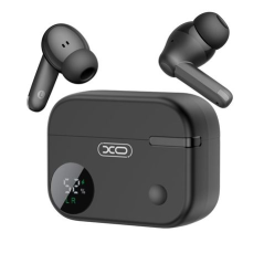 Casque Bluetooth 5.4 XO G34 - TWS - Réduction du bruit ENC+ANC - Étui avec écran LCD - Noir