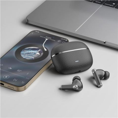Casque Bluetooth 5.4 XO G33 - TWS - Réduction du bruit ENC+ANC - Coque texturée - Contrôle tactile - Noir