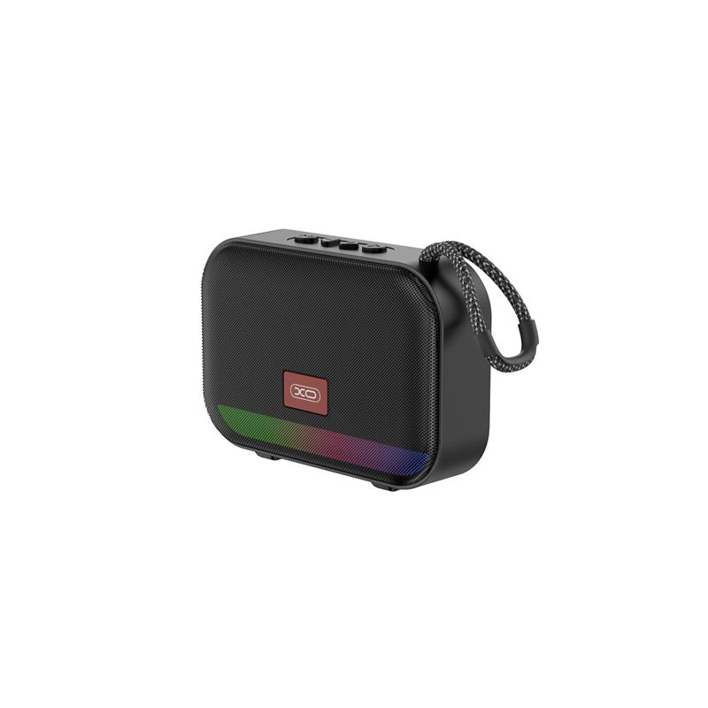 Enceinte Bluetooth XO F66 - 5 W - USB et MicroSD - RGB - Noir