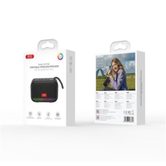 Enceinte Bluetooth XO F66 - 5 W - USB et MicroSD - RGB - Noir