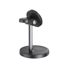 Chargeur sans fil magnétique rapide XO CX038 - 15 W - Support magnétique - Noir