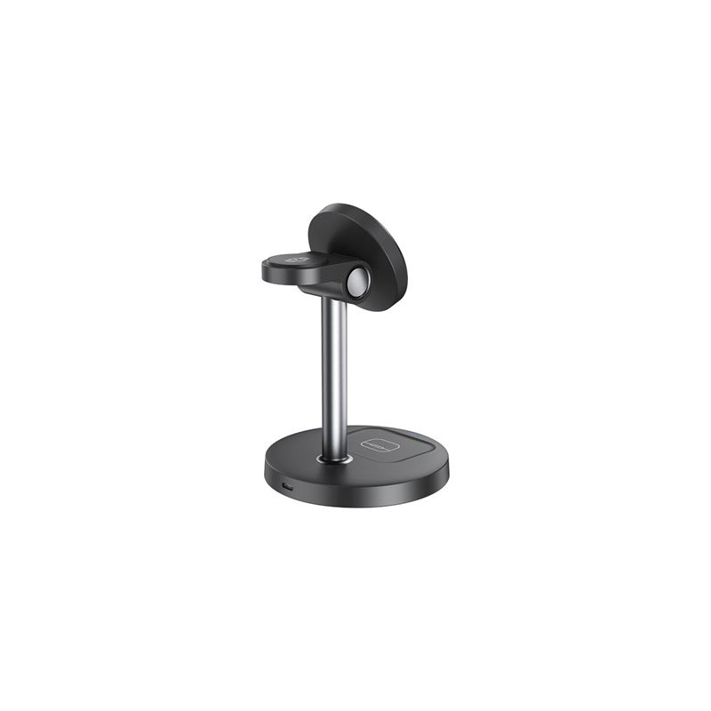 Chargeur sans fil magnétique rapide XO CX038 - 15 W - Support magnétique - Noir