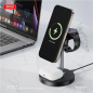 Chargeur sans fil magnétique rapide XO CX038 - 15 W - Support magnétique - Noir