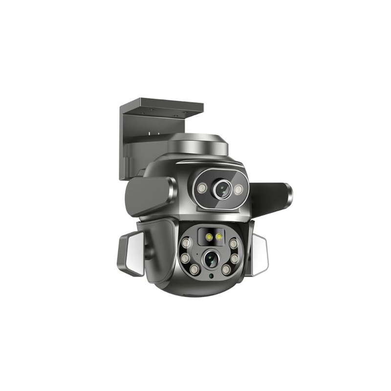 Caméra de surveillance Wi-Fi XO CR04 - Full HD - Détection de mouvement - Vision nocturne - Audio bidirectionnel - Noir