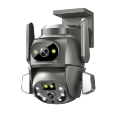 Caméra de surveillance Wi-Fi XO CR04 - Full HD - Détection de mouvement - Vision nocturne - Audio bidirectionnel - Noir