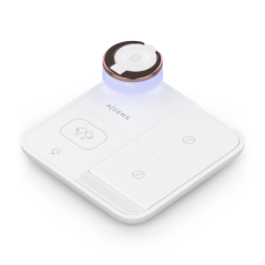 Chargeur sans fil Aisens 15 W - USB-C - Protocole Qi - Téléphones portables, Apple Watch et écouteurs - Protection contre les