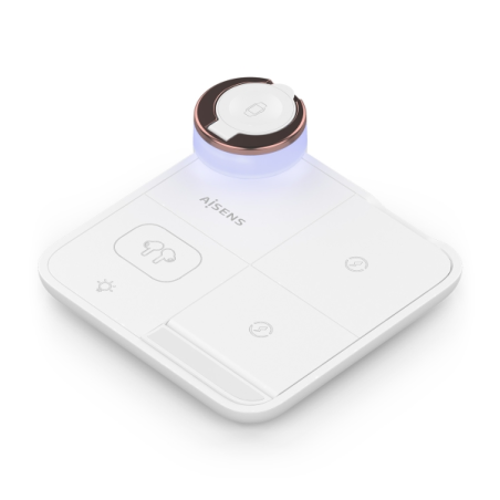 Chargeur sans fil Aisens 15 W - USB-C - Protocole Qi - Téléphones portables, Apple Watch et écouteurs - Protection contre les