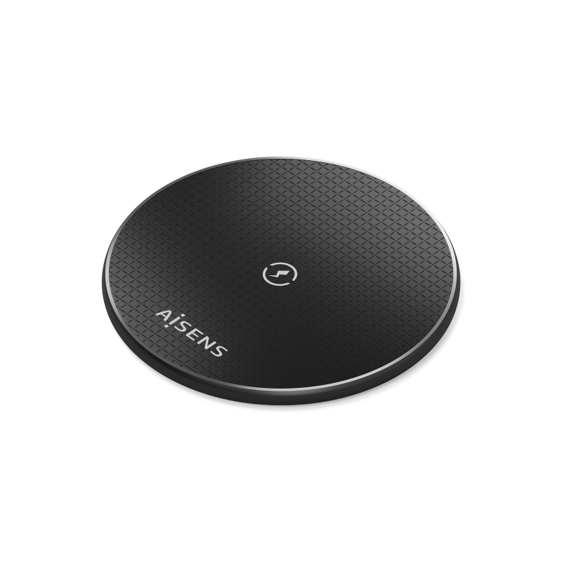 Chargeur sans fil Aisens 15 W - USB-C - Protocole Qi - Protection contre les surtensions, les surchauffes et les surintensités