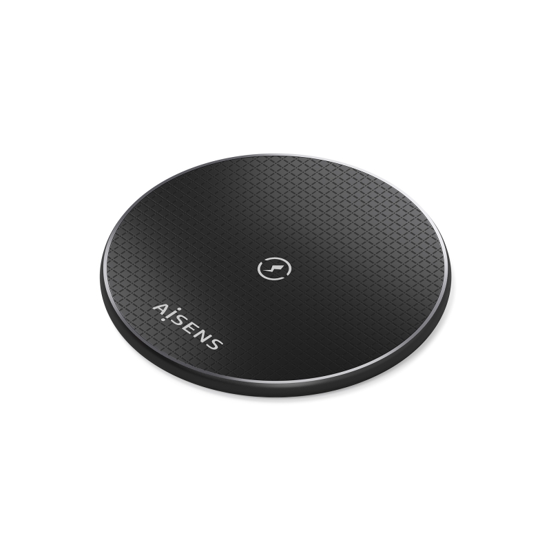 Chargeur sans fil Aisens 15 W - USB-C - Protocole Qi - Protection contre les surtensions, les surchauffes et les surintensités