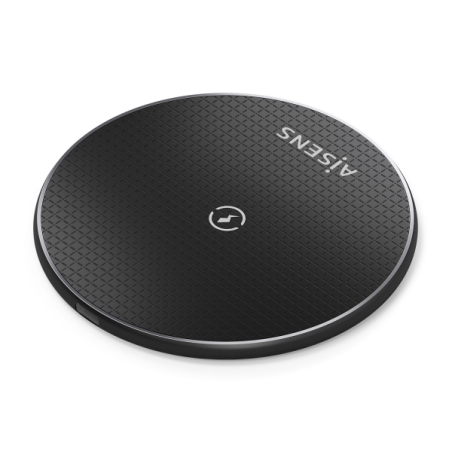 Chargeur sans fil Aisens 15 W - USB-C - Protocole Qi - Protection contre les surtensions, les surchauffes et les surintensités
