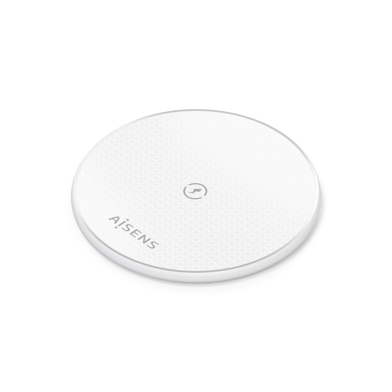 Chargeur sans fil Aisens 15 W - USB-C - Protocole Qi - Protection contre les surtensions, les surchauffes et les surintensités
