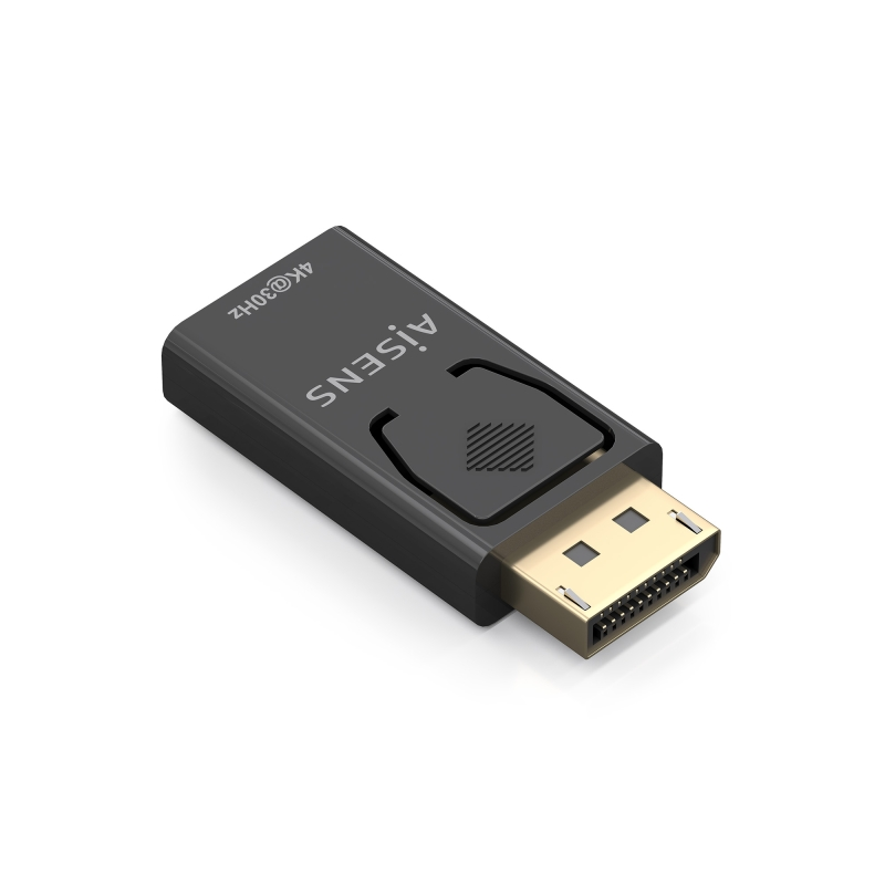 Convertisseur DisplayPort vers HDMI Aisens - DP/M - HDMI/H - 4K30Hz - Couleur noire