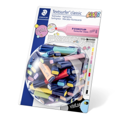 surligneurs pastel Staedtler emballage plastique