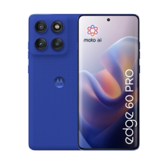 Motorola Moto Edge 60 PRO 5G Smartphone 6,67" - 12 Go - 512 Go - Appareil photo 50 Mpx - Batterie 6000 mAh - Couleur bleu
