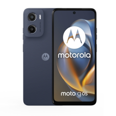Smartphone Motorola Moto G05, écran 6,67 pouces, 4 Go, 256 Go, appareil photo 50 Mpx, batterie 5 200 mAh, charge 18 W, bleu