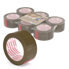 ✅ LOT de 6 Sceau d'emballage Erichkrause - Dimensions 48 mm x 50 m - Adhésif haute adhérence - Facile à déco en stock