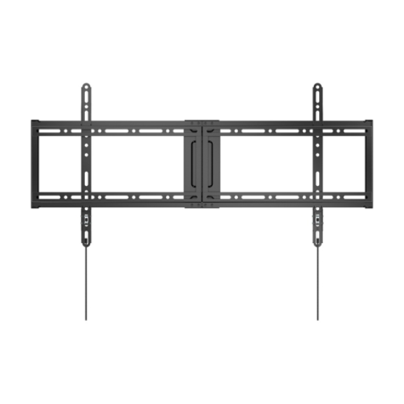 Support mural fixe pour téléviseur Aisens WT100F-365 Eco, 43" à 100" - Poids maximal 75 kg - Ultra fin - Noir