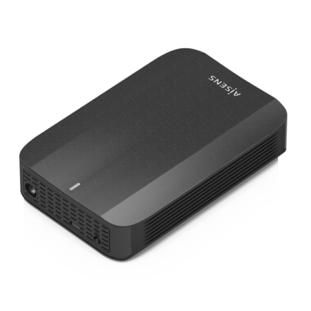 Boîtier externe Aisens UltraData 3,5" USB-C - Jusqu'à 5,0 Gbit/s - Noir