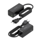 Chargeur Aisens GAN 100 W - 3 ports USB-C PD3.0, QC4.0, QC5.0 - 1 port USB-A QC3.0 - Câble de 1,4 m - Noir