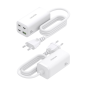 Chargeur Aisens GAN 100 W - 3 ports USB-C PD3.0, QC4.0, QC5.0 - 1 port USB-A QC3.0 - Câble de 1,4 m - Blanc