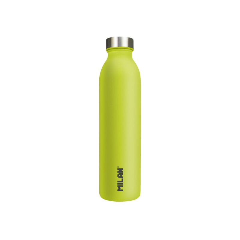 Bouteille isotherme Milan Acid Series 0,59 L - Double paroi en acier inoxydable - Liquides chauds jusqu'à 12 h, liquides froids