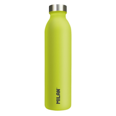 Bouteille isotherme Milan Acid Series 0,59 L - Double paroi en acier inoxydable - Liquides chauds jusqu'à 12 h, liquides froids