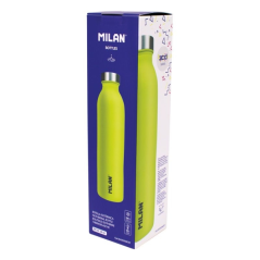 Bouteille isotherme Milan Acid Series 0,59 L - Double paroi en acier inoxydable - Liquides chauds jusqu'à 12 h, liquides froids