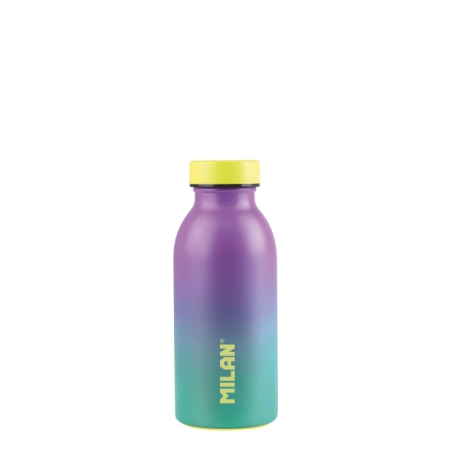 Bouteille isotherme Milan Sunset Series 0,35 L - Double paroi en acier inoxydable - Liquides chauds jusqu'à 12 h, liquides