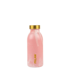Bouteille isotherme Milan Lava Series 0,35 L - Double paroi en acier inoxydable - Liquides chauds jusqu'à 12 h, liquides froids