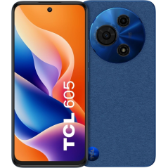 Smartphone TCL 605 6,75" - 8 Go - 256 Go - Appareil photo 50 Mpx - Batterie 5200 mAh - Couleur bleu