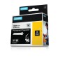 Dymo Rhino ID1-12 Ruban d'étiquettes original pour étiqueteuse - Texte noir sur fond transparent - Largeur 12 mm x 5,5 mètres