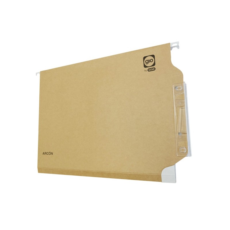 LOT de 25 Dossier suspendu A4 Gio By Elba Arcon 240gr - Dos en V - Capacité max. 100 feuilles