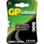GP Lithium CR123A Pack de 1 pile 123A 3V