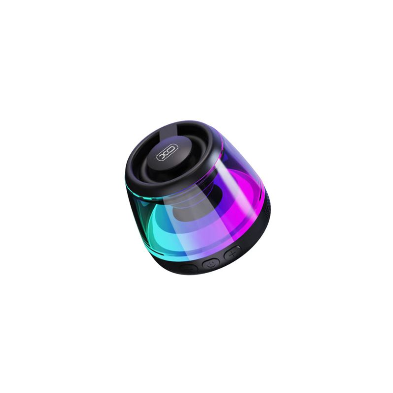 Mini enceinte Bluetooth de bureau XO F62 - Bluetooth 5.3 - 5 W - Base magnétique - Anneau et support Magsafe - Éclairage RGB
