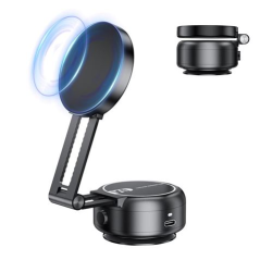 Support voiture pour smartphone XO C166 - Ventouse électrique - Batterie intégrée - Bras télescopique - Fixation magnétique