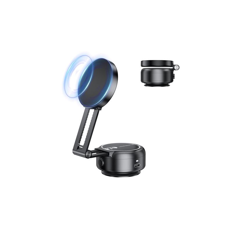 Support voiture pour smartphone XO C166 - Ventouse électrique - Batterie intégrée - Bras télescopique - Fixation magnétique