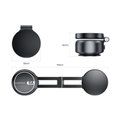 Support voiture pour smartphone XO C166 - Ventouse électrique - Batterie intégrée - Bras télescopique - Fixation magnétique